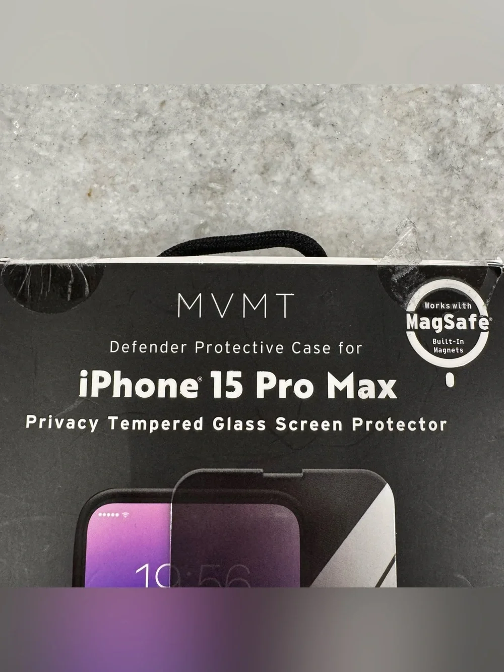 MVMT Defender Protective Case for iPhone 15 Pro Max with Screen Protector NWT